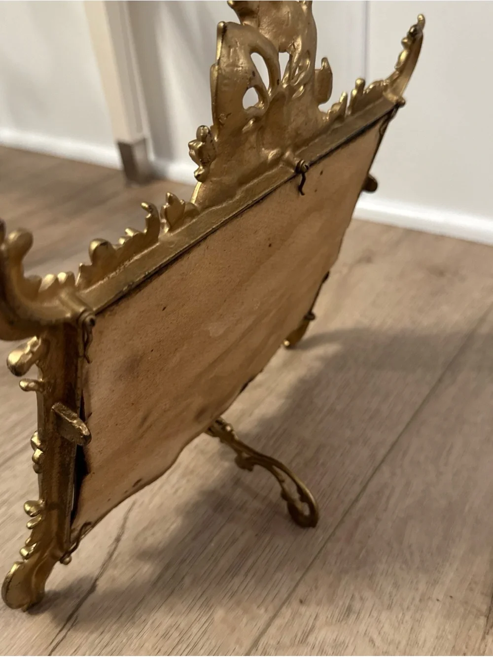 ANTIQUE GILDED BRONZE ORNATE FRAME